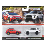 Hot Wheels Premium Car Culture 2-Pack Subaru Crosstrek & 2018 Toyota 4Runner