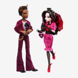 Monster High Draculaura and Clawd Wolf Howliday Love 2-Pack