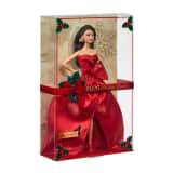 Barbie Signature 2026 Holiday Barbie Doll with Dark Brown Hair