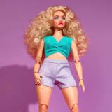 Barbie Looks Doll (Curvy, Curly Blonde Hair)