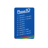 Phase 10 Card Game with Color Blind Accessible Deck