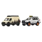 Hot Wheels Premium Car Culture 2-Pack - '05 Toyota Land Cruiser Prado & Mercedes Benz Sprinter Tourer
