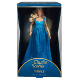 Claudia Schiffer Supermodel Barbie Doll in Versace Gown | Mattel Creations
