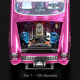 RLC Exclusive 1:18 Scale ‘55 Chevy Bel Air Gasser “Candy Striper” - Crowdfund