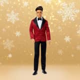 Barbie Signature 2026 Holiday Ken Doll with Black Hair