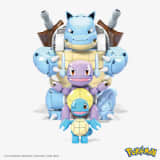 MEGA Construx Pokemon Squirtle Evolution Construction Set