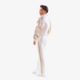 Ken Doll In White and Gold Tracksuit – Barbie The Movie