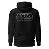 Masters of the Universe Club Grayskull Black Embroidered Hoodie