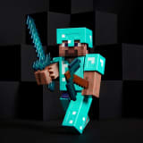 Minecraft Diamond Level Steve Collector Action Figure