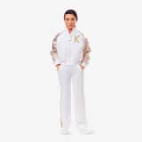 Ken Doll In White and Gold Tracksuit – Barbie The Movie
