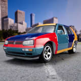 Matchbox 1995 Volkswagen Golf Harlequin