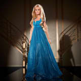 Claudia Schiffer Supermodel Barbie Doll in Versace Gown | Mattel Creations