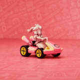 Hot Wheels Mario Kart Pink Gold Peach Collectible Vehicle