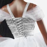 2021 Holiday Barbie Doll, Brunette Braids