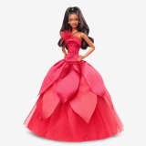 2022 Holiday Barbie, Dark-Brown Hair