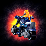 Hot Wheels MARVEL Ghost Rider Motorcycle & Figure Collectible