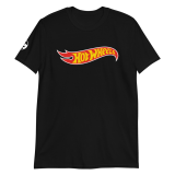 Hot Wheels Core Logo Short-Sleeve Black Unisex T-Shirt