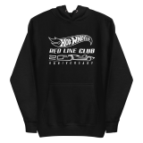 Hot Wheels® Red Line Club® 20th Anniversary Silhouette Logo Black Hoodie