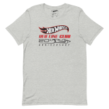 Hot Wheels® Red Line Club® 20th Anniversary Silhouette Logo – Heather Grey Shirt