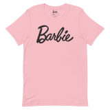 Barbie Script Logo Unisex Pink T-Shirt