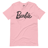 Barbie Script Logo Unisex Pink T-Shirt