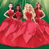 2022 Holiday Barbie, Dark-Brown Hair
