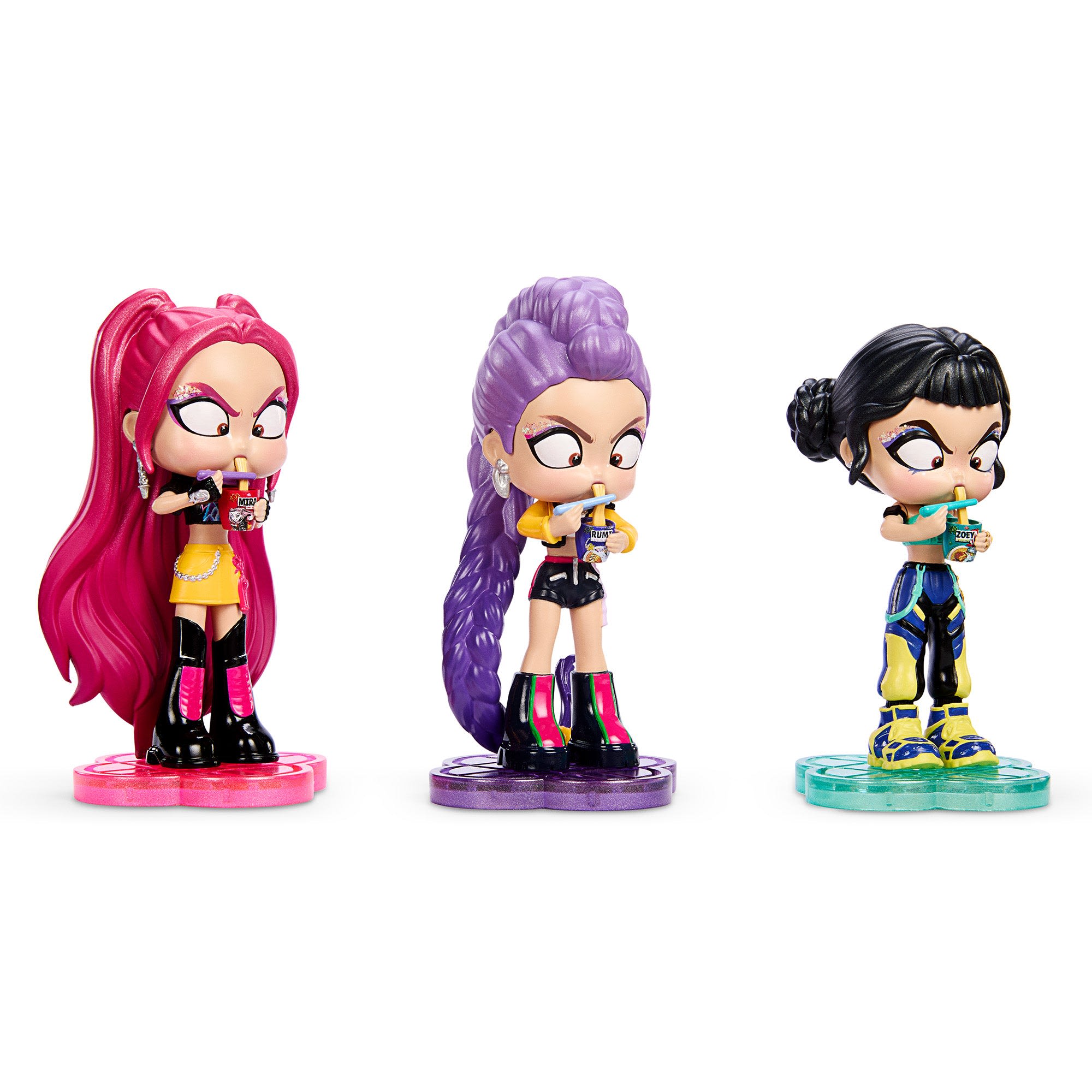 KPop Demon Hunters “How It’s Done” Ramyeon Figure 3-Pack