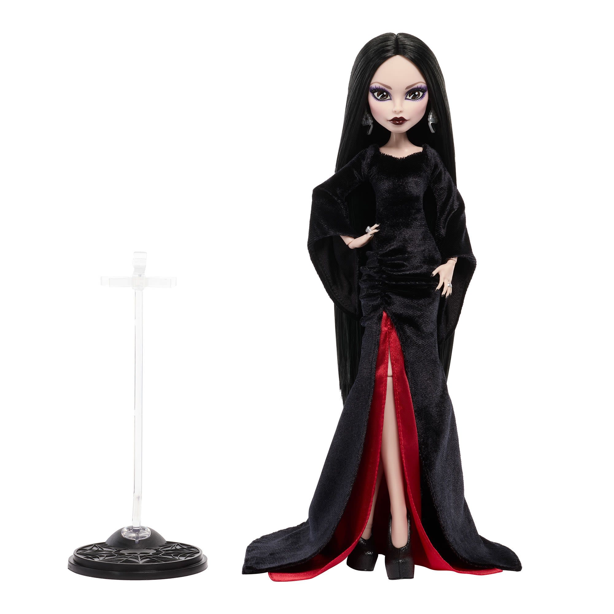 Wednesday Morticia Addams Skullector Puppe