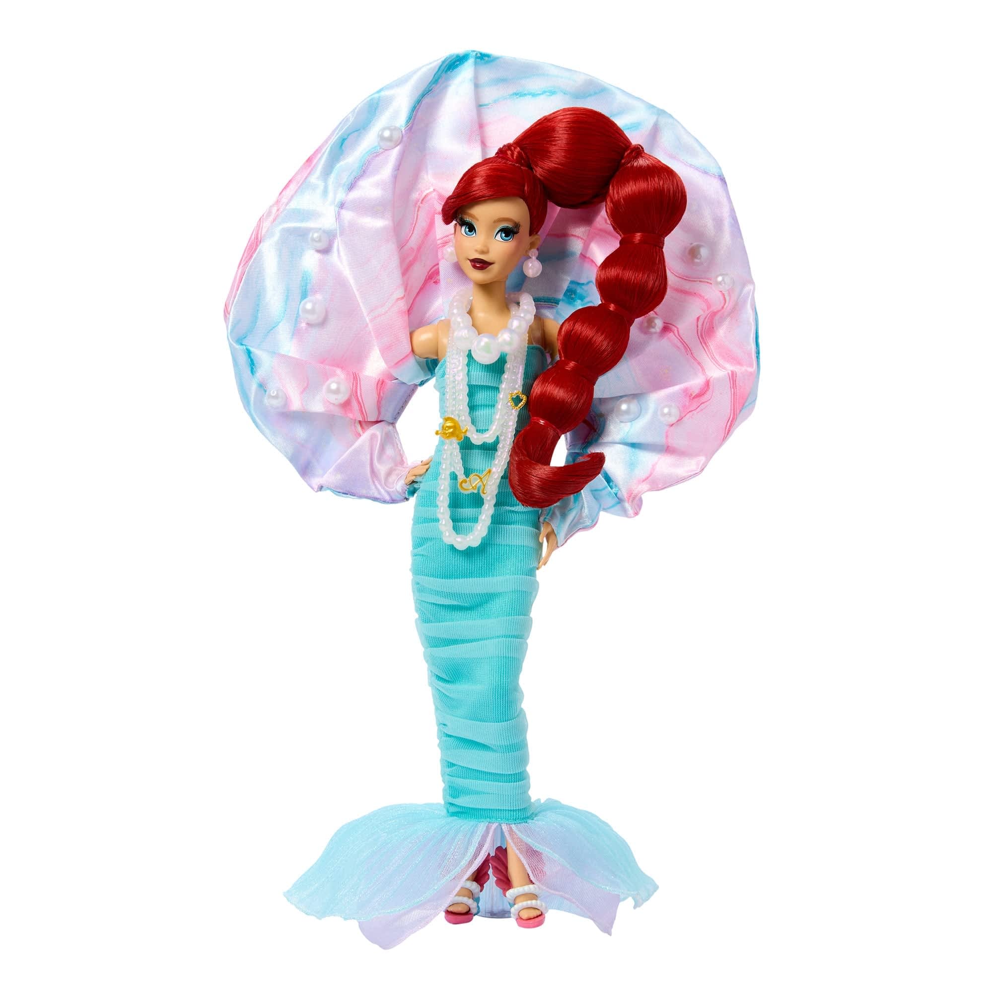 ariel doll blue dress Mattel Disney 100 Retro Reimagined Ariel doll