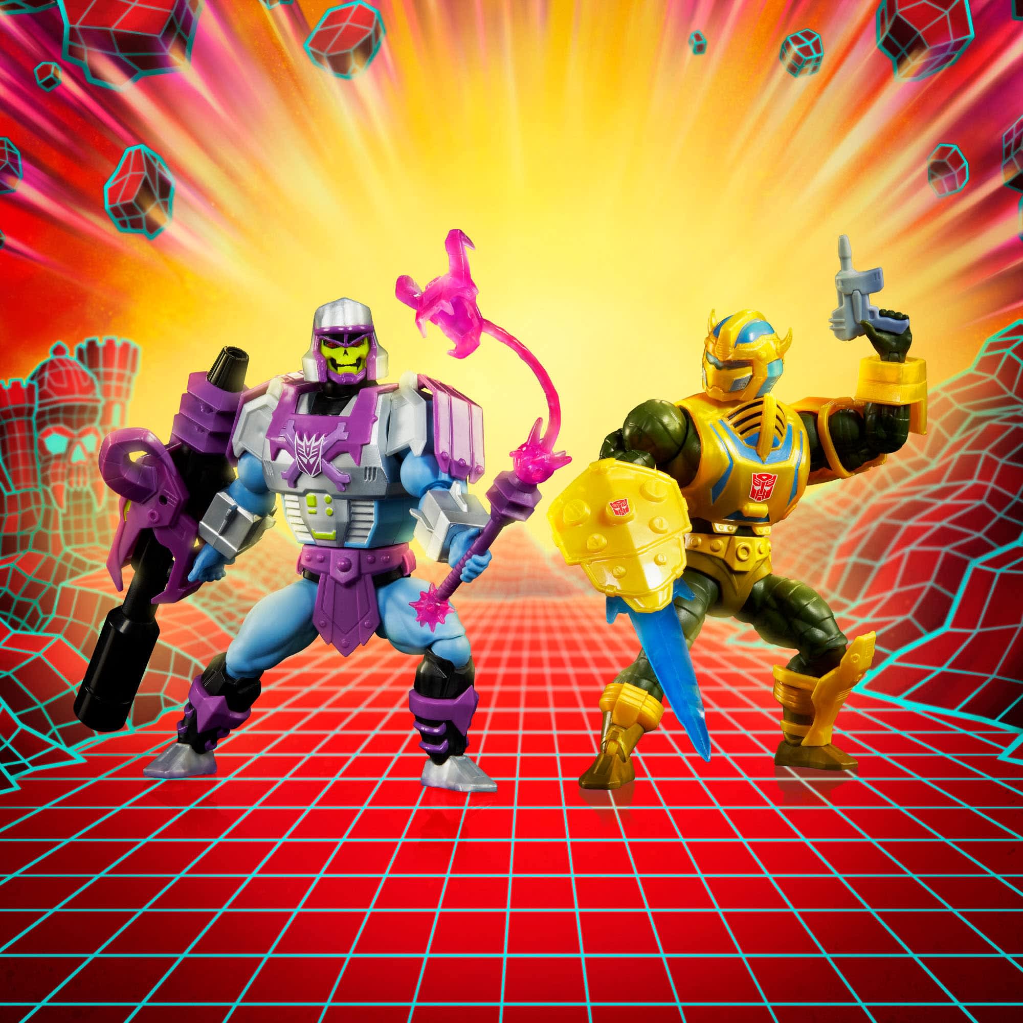 Masters of the Universe x Transformers Bumblebee Armor Man-At-Arms Actionfigur
