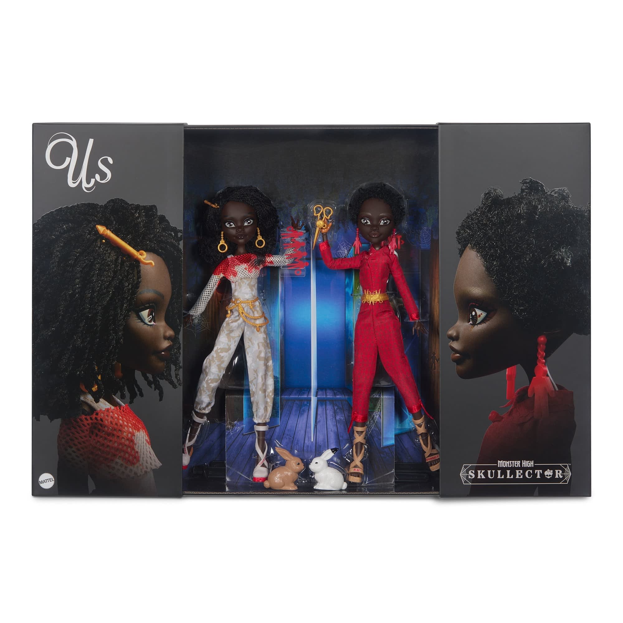 Monster High Skullector Us-Puppen – Adelaide und Red 2er-Pack