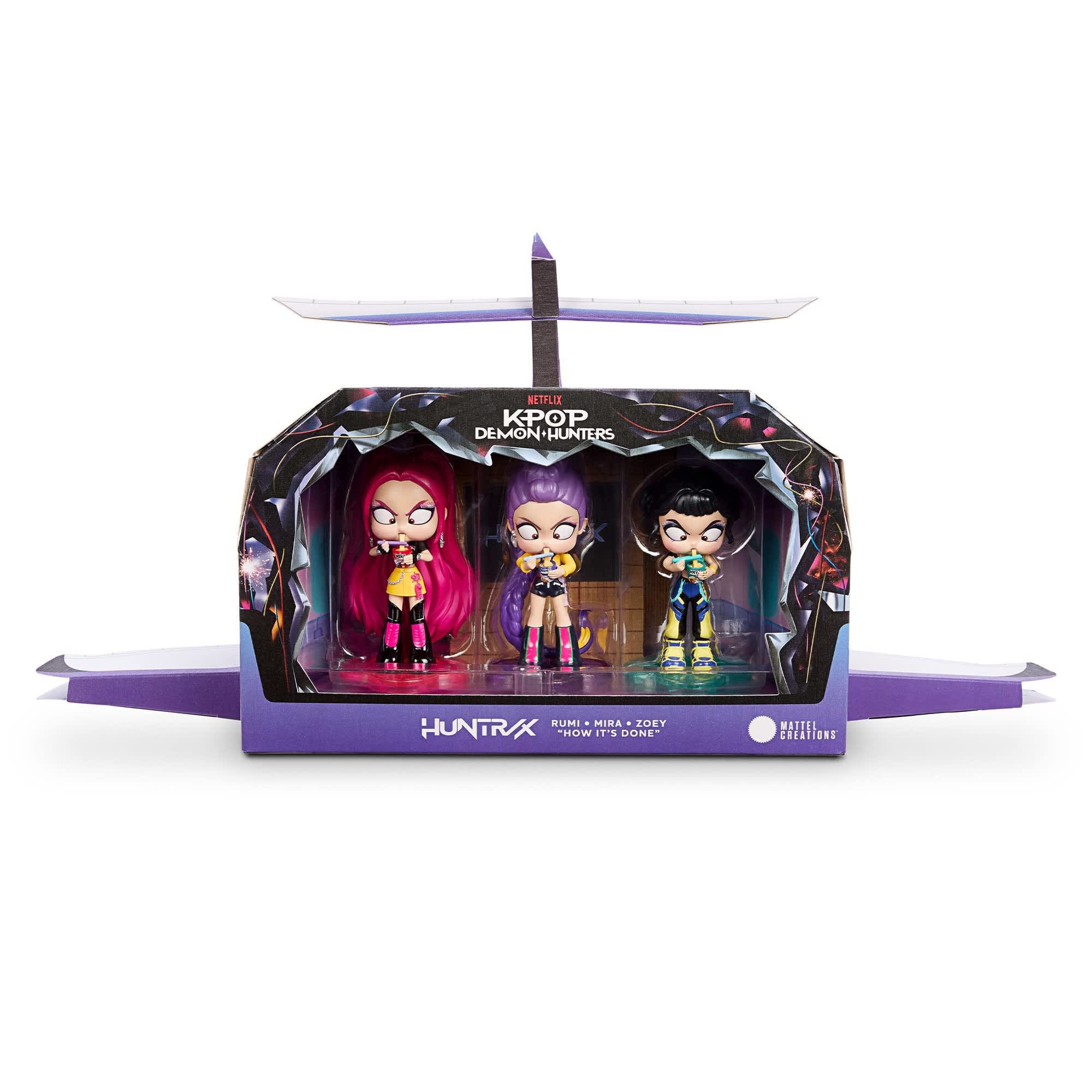 KPop Demon Hunters “How It’s Done” Ramyeon Figure 3-Pack