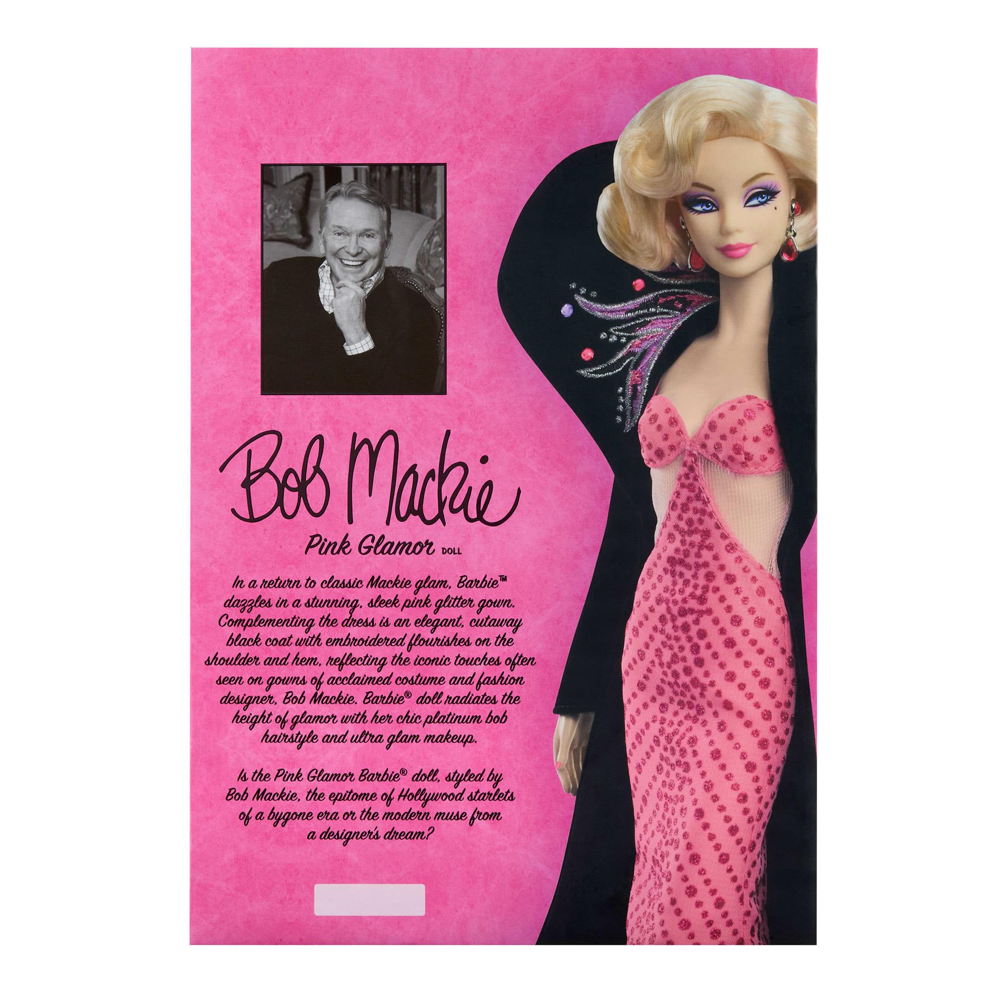 Barbie Bob Mackie Pink Glamor Doll