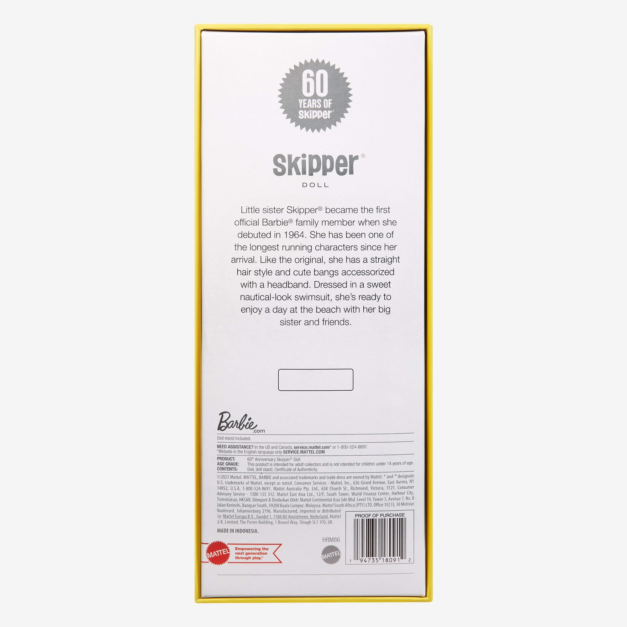 60th Anniversary Skipper® Puppe