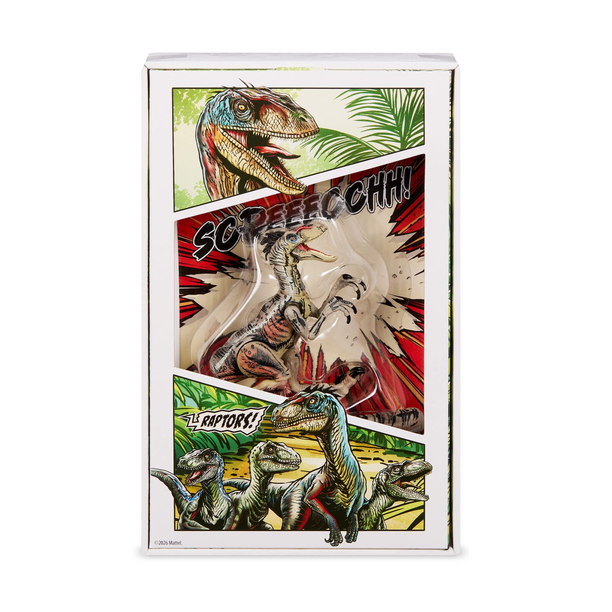 Jurassic World Hammond Collection 25th Anniversary Comic-Style Velociraptor