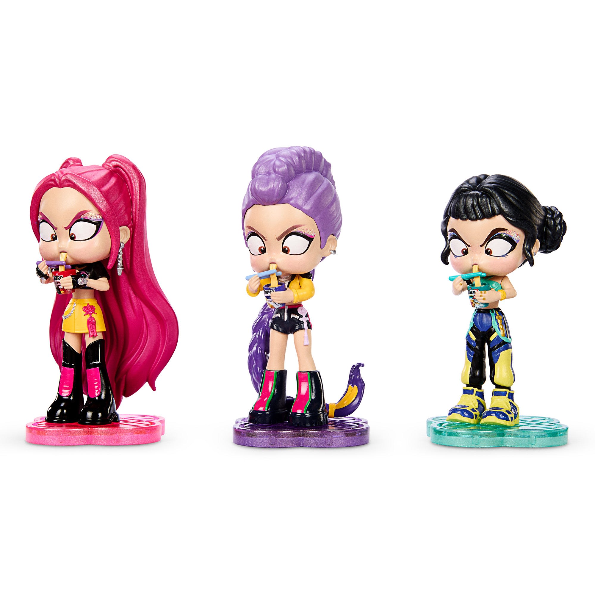 KPop Demon Hunters “How It’s Done” Ramyeon Figure 3-Pack