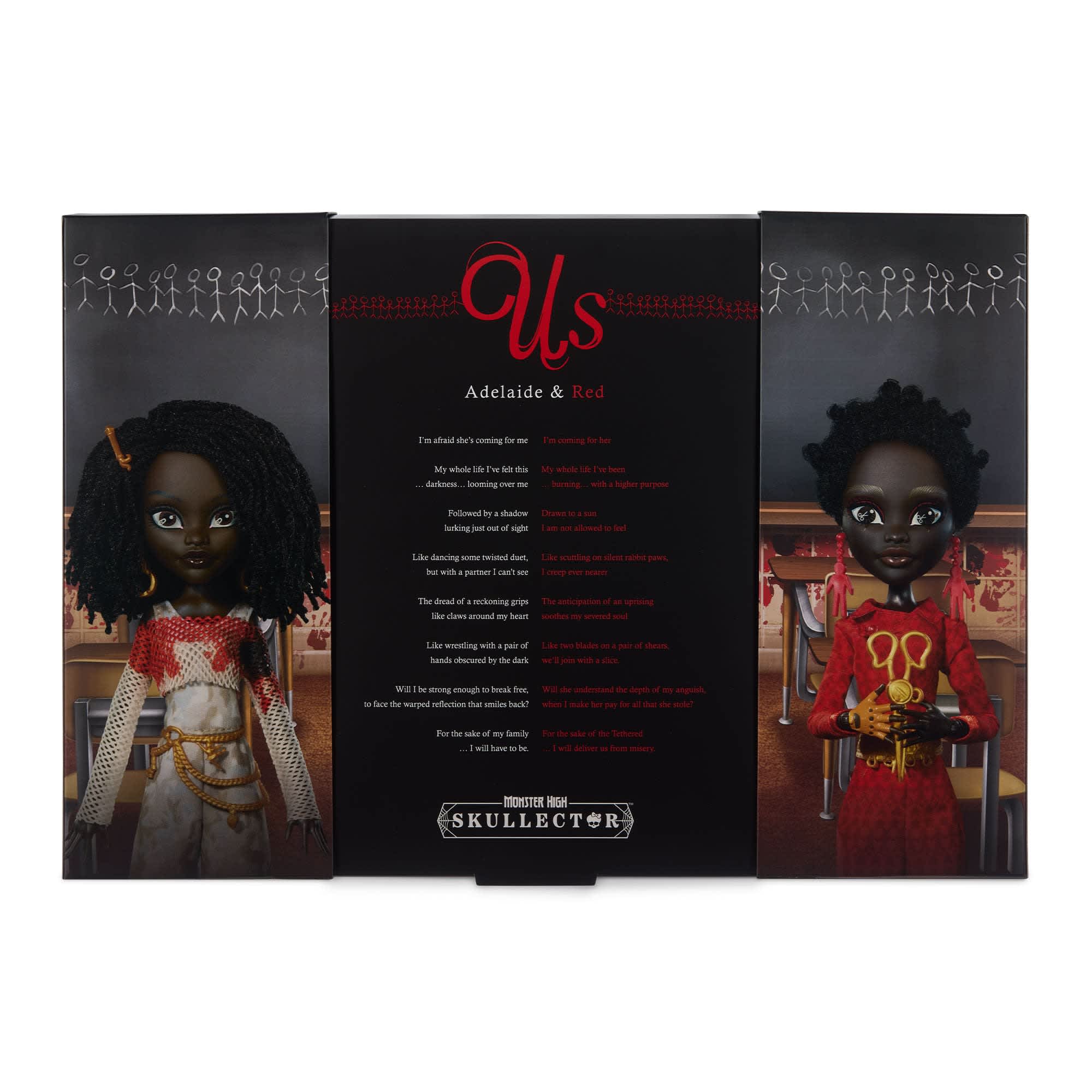 Monster High Skullector Us-Puppen – Adelaide und Red 2er-Pack
