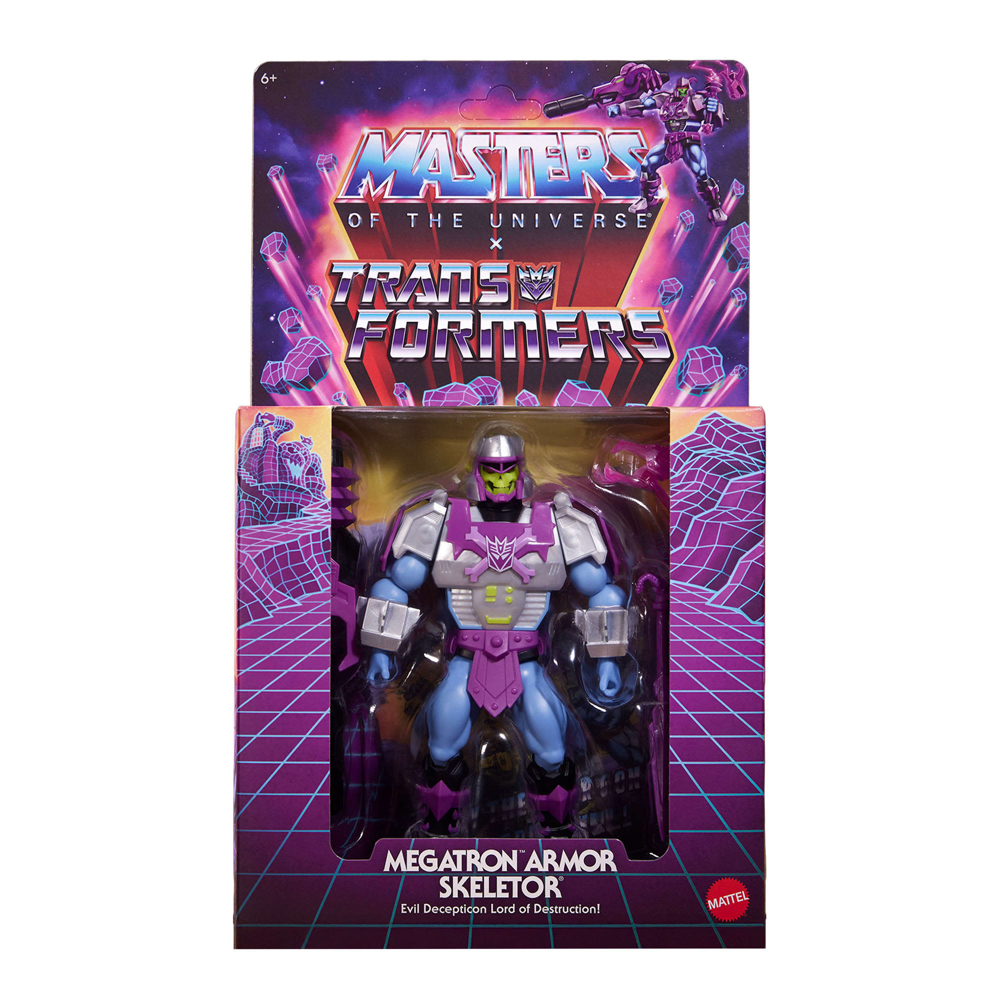 Masters of the Universe x Transformers Megatron Armor Skeletor Actionfigur