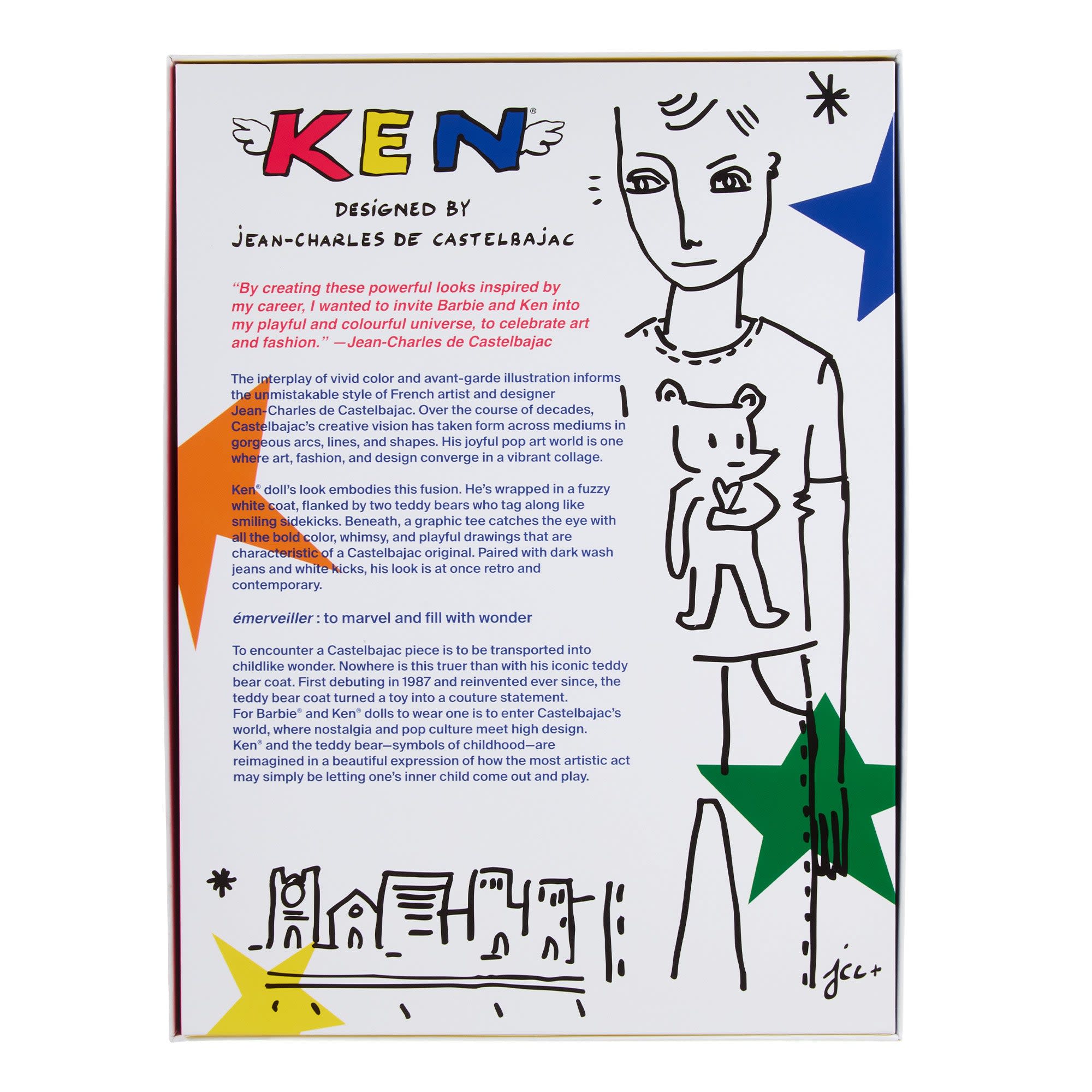 Ken x Jean-Charles de Castelbajac Doll