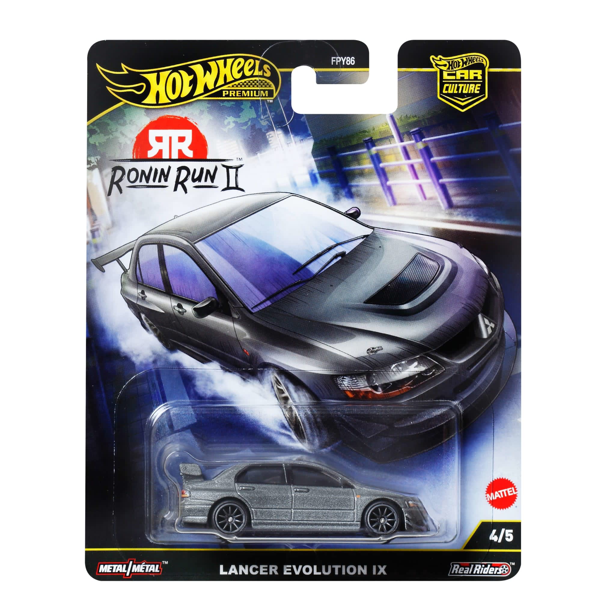 Hot Wheels Premium Car Culture Ronin Run II Lancer Evolution IX