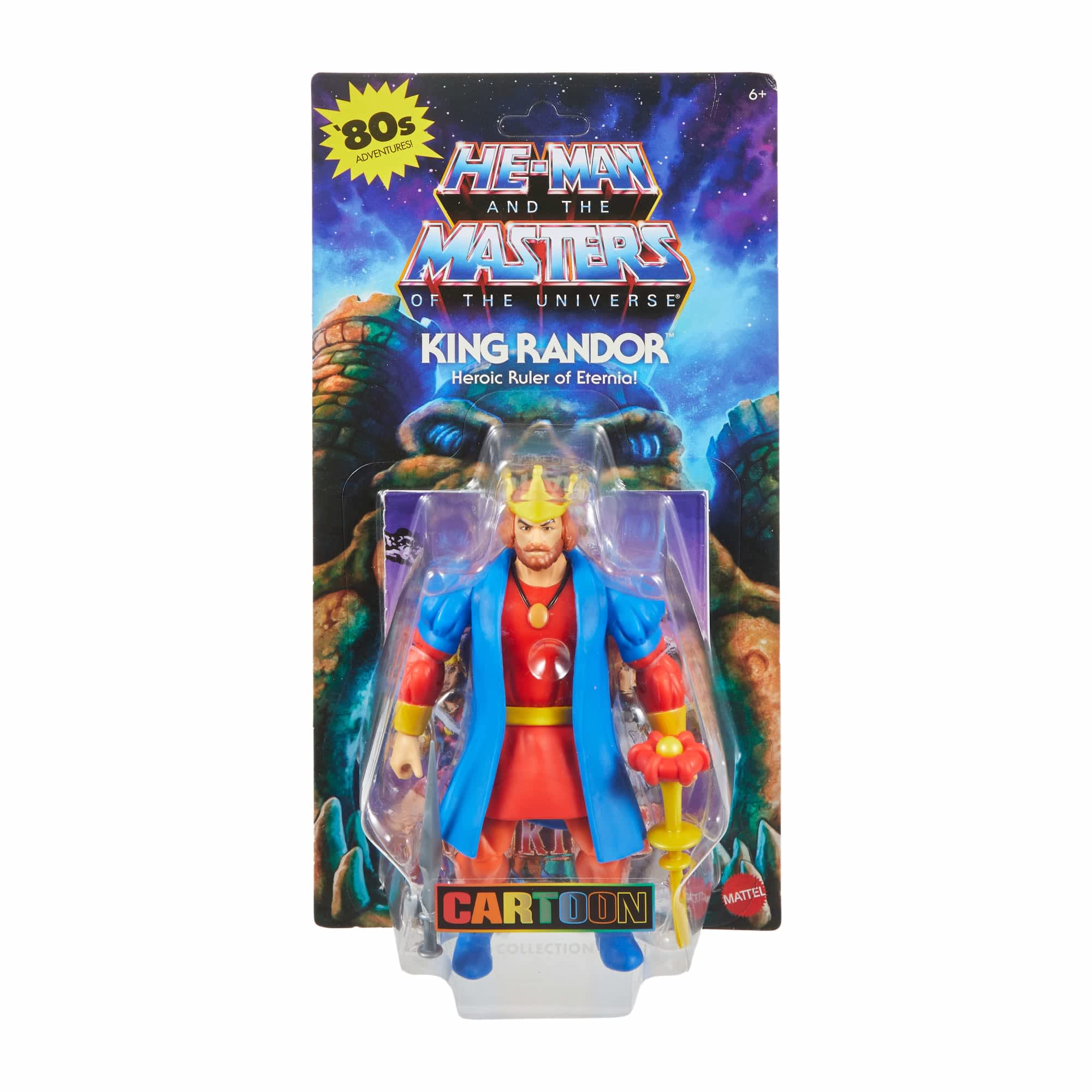 Masters of the Universe Origins Action Figure Cartoon Collection King Randor Action Figure