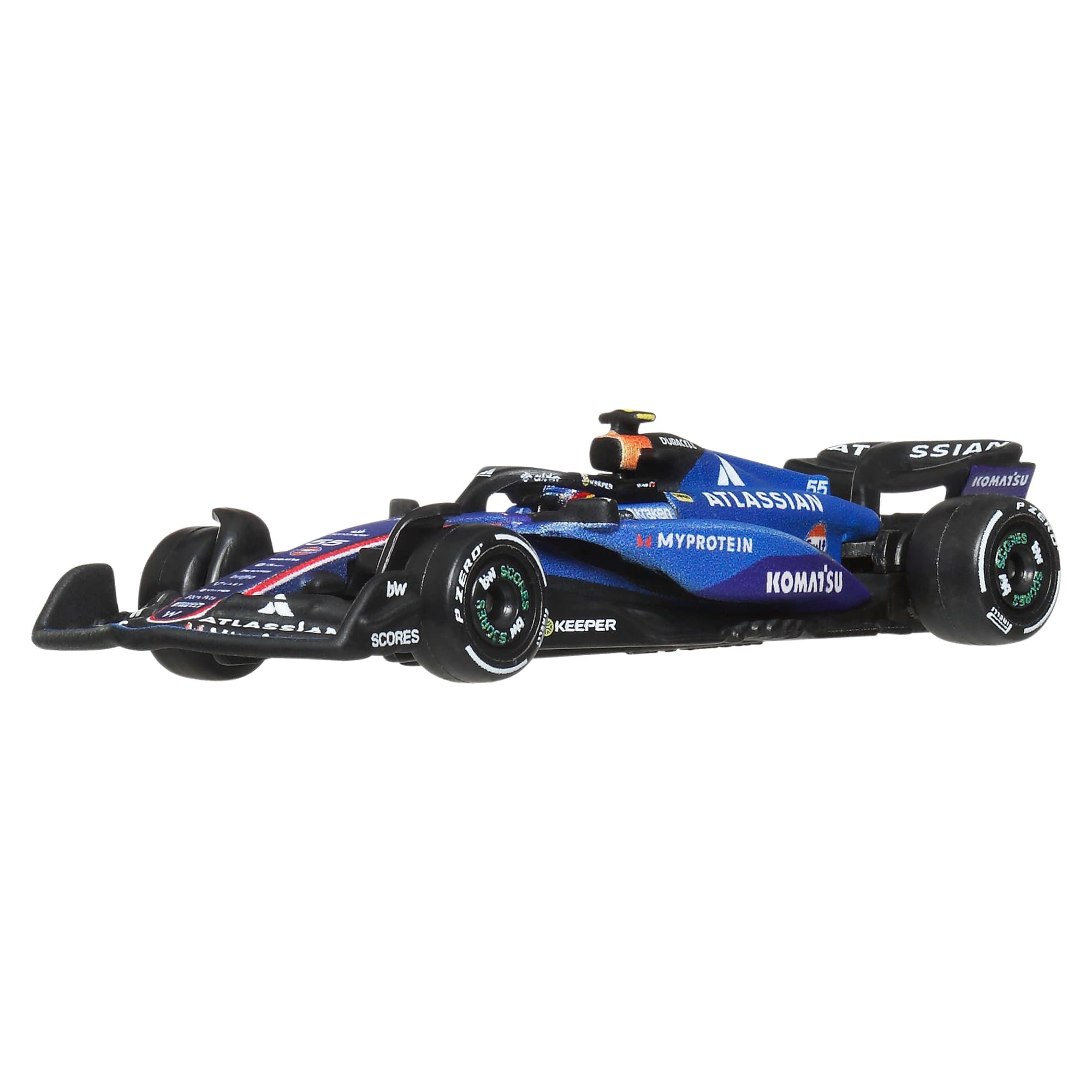Hot Wheels Premium Atlassian Williams Racing 2025 Formula 1® Team #23 Alex Albon & Team #55 Carlos Sainz