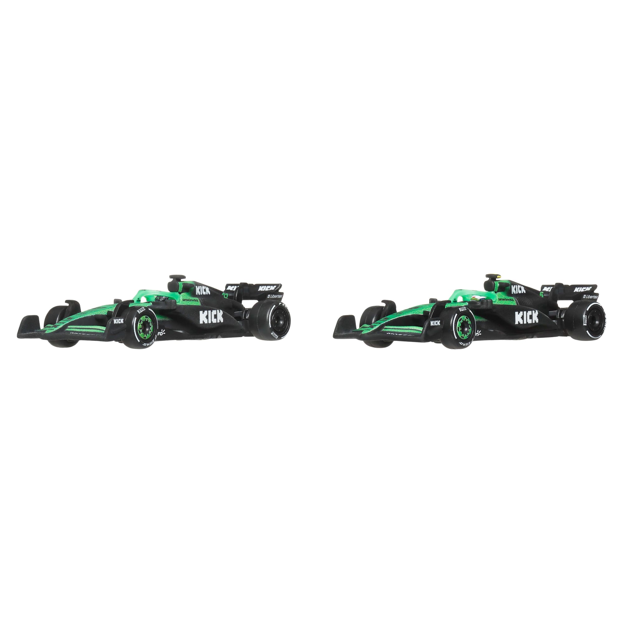 Hot Wheels Premium KICK Sauber 2025 Formula 1® Team #27 Nico Hülkenberg & Team #5 Gabriel Bortoleto