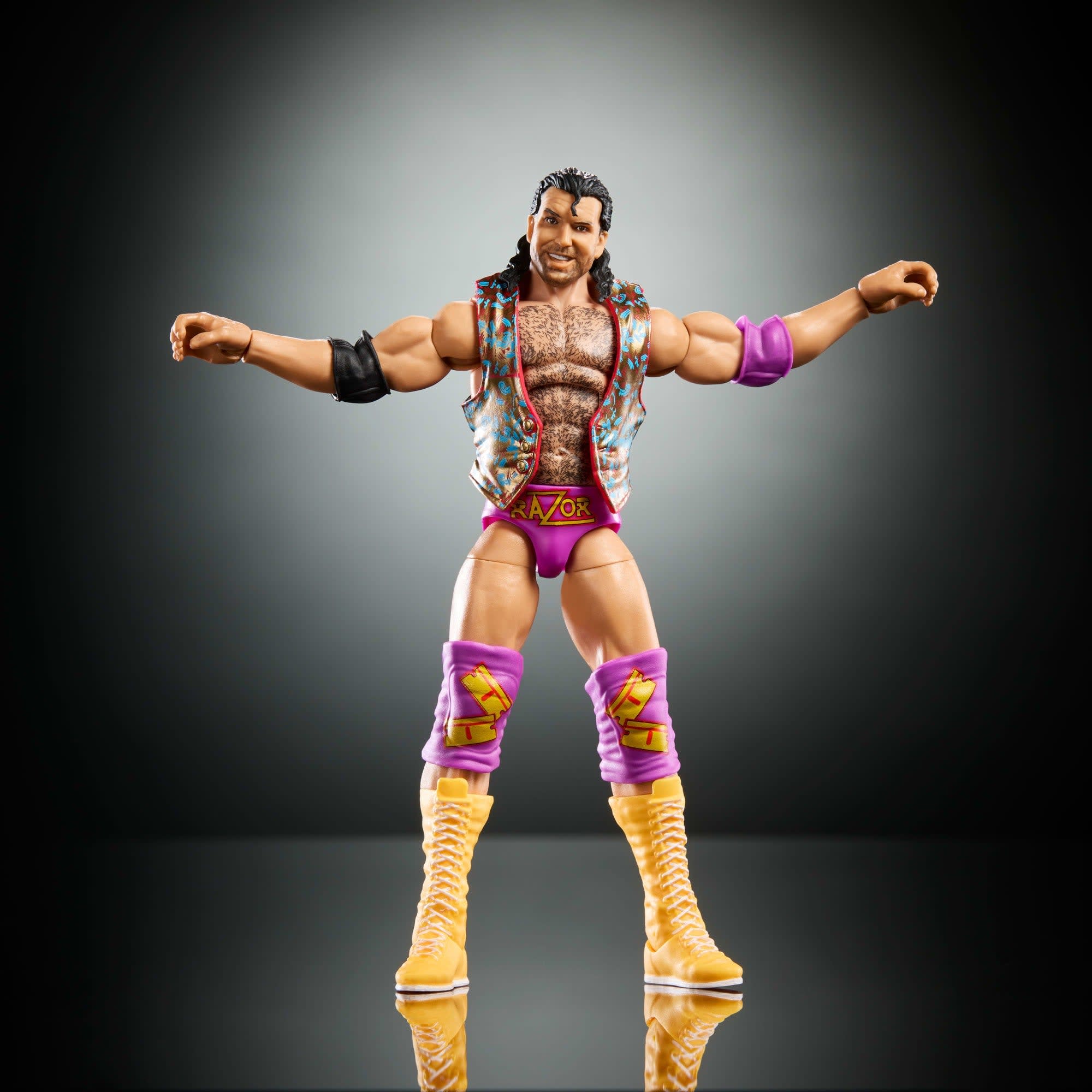Toyworld Razor Ramon WWE Legends Elite Collection Razor Ramon Action Figure | Mattel Creations