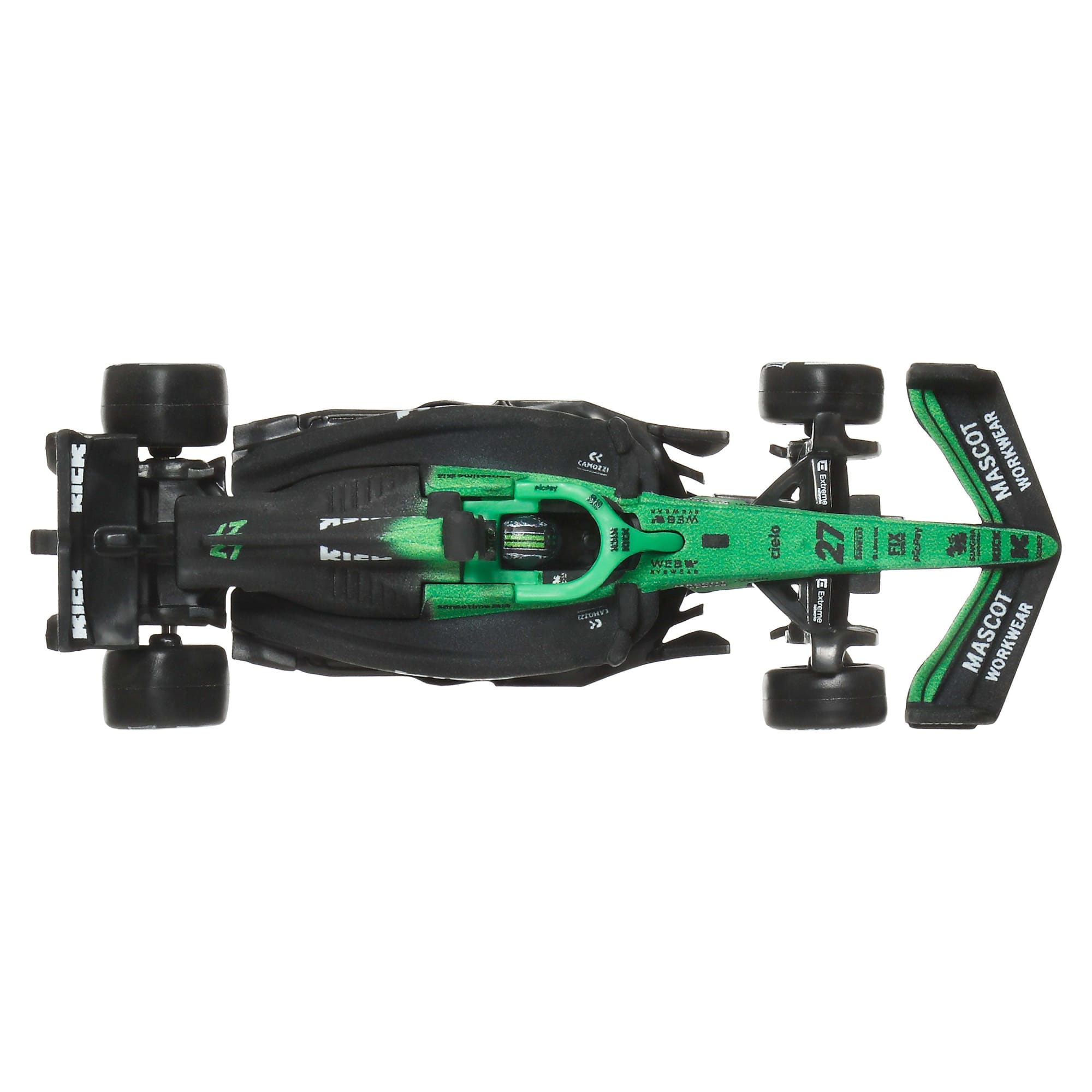 Hot Wheels Premium KICK Sauber 2025 Formula 1® Team #27 Nico Hülkenberg & Team #5 Gabriel Bortoleto