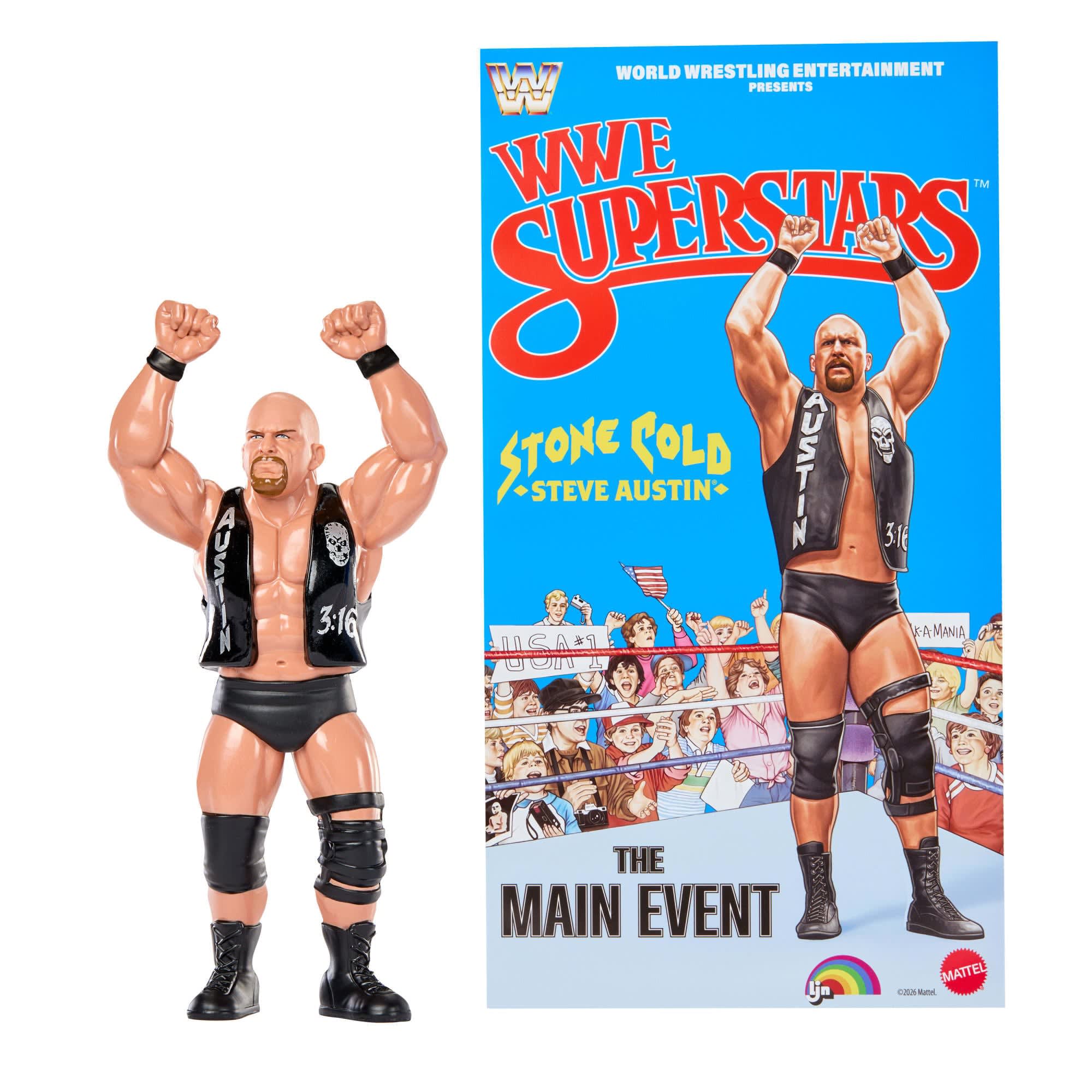 LJN WWE Superstars “Stone Cold” Steve Austin Action Figure