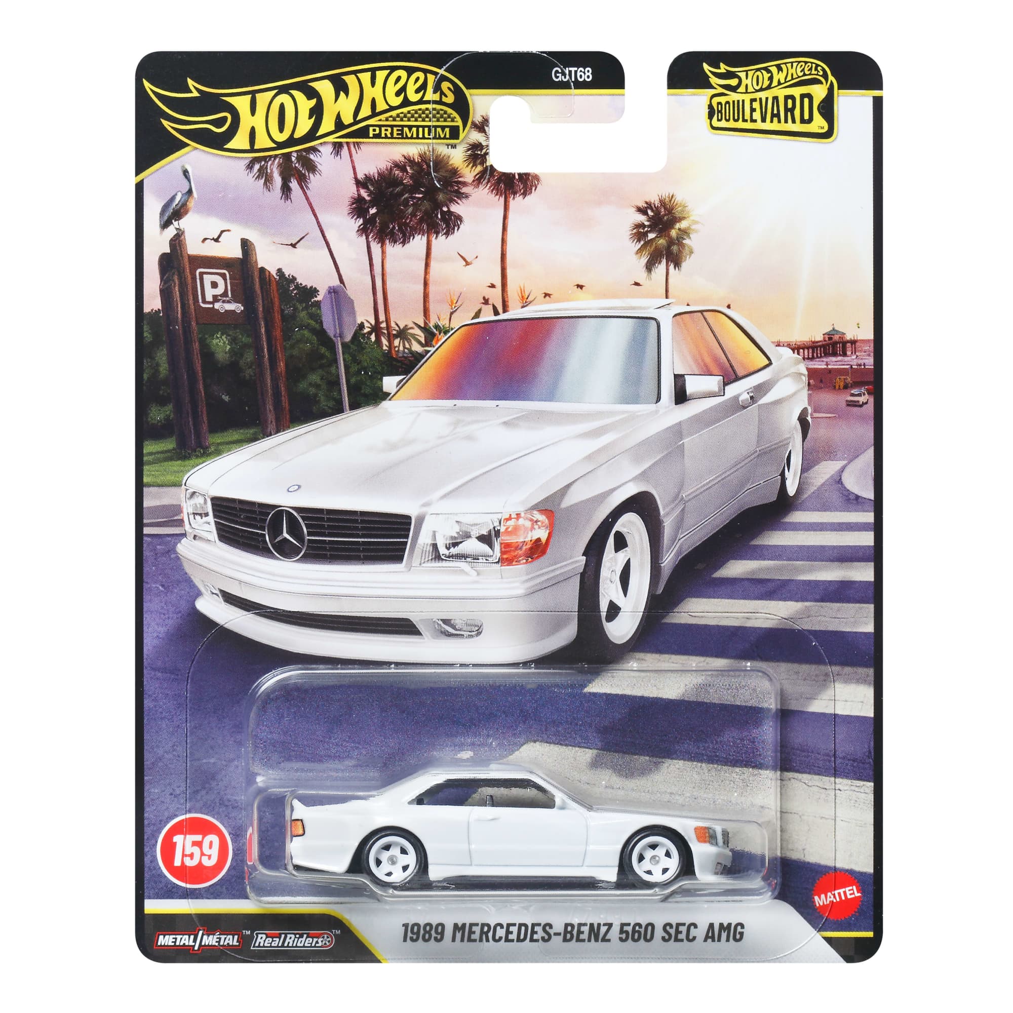 Hot Wheels Premium Boulevard 1989 Mercedes-Benz 560 SEC AMG