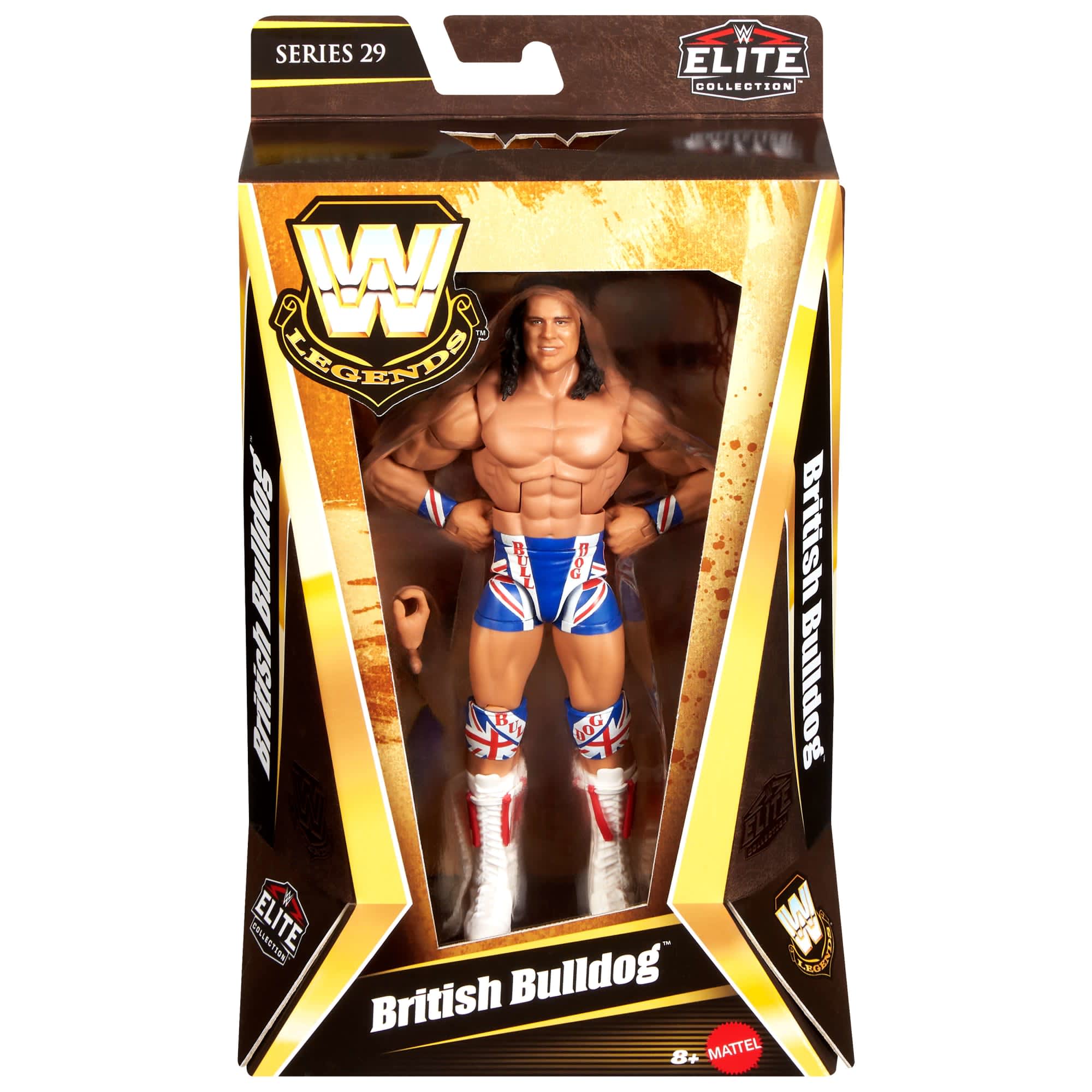 WWE Elite Legends British Bulldog Action Figure