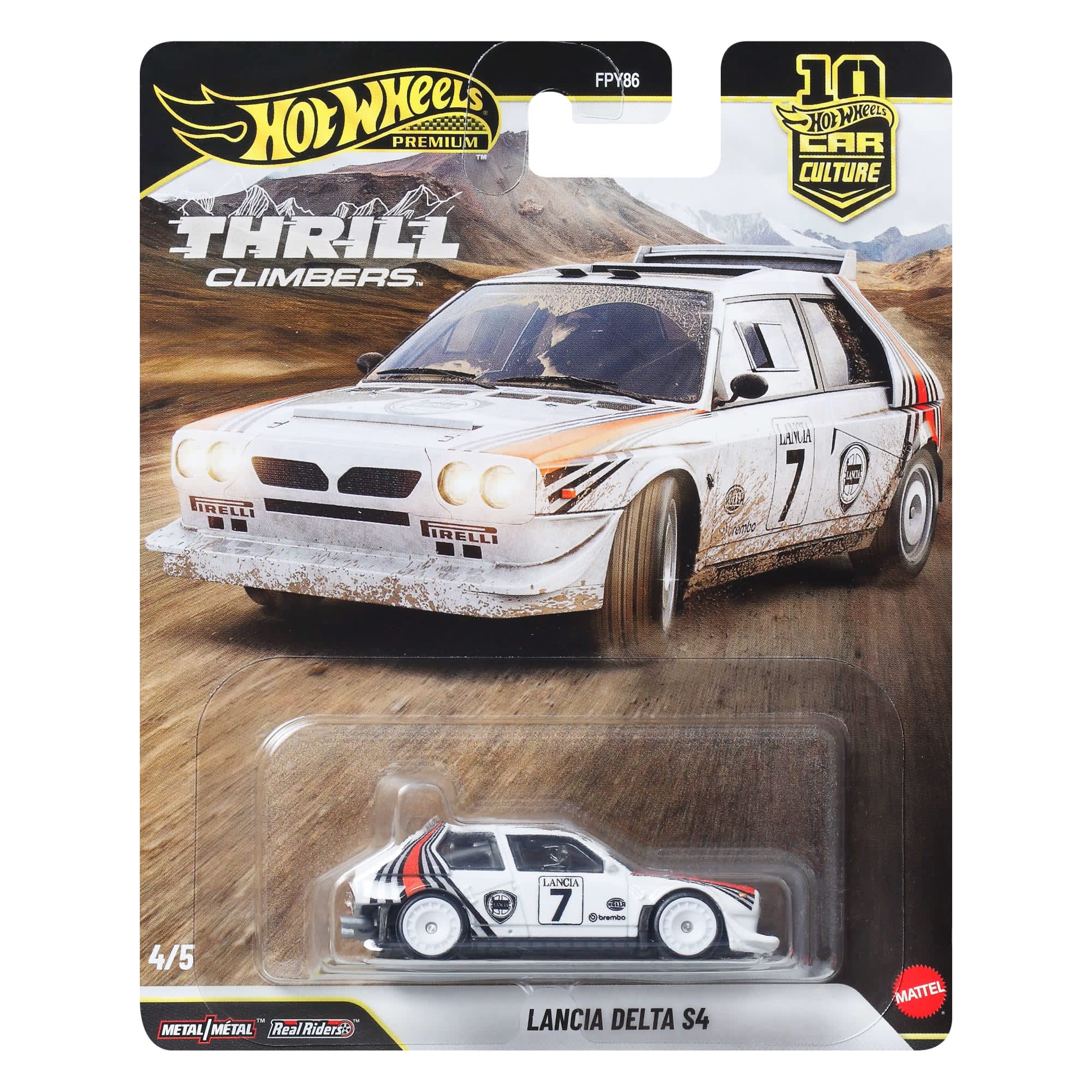 Hot Wheels Premium Car Culture Thrill Climbers Lancia Delta S4