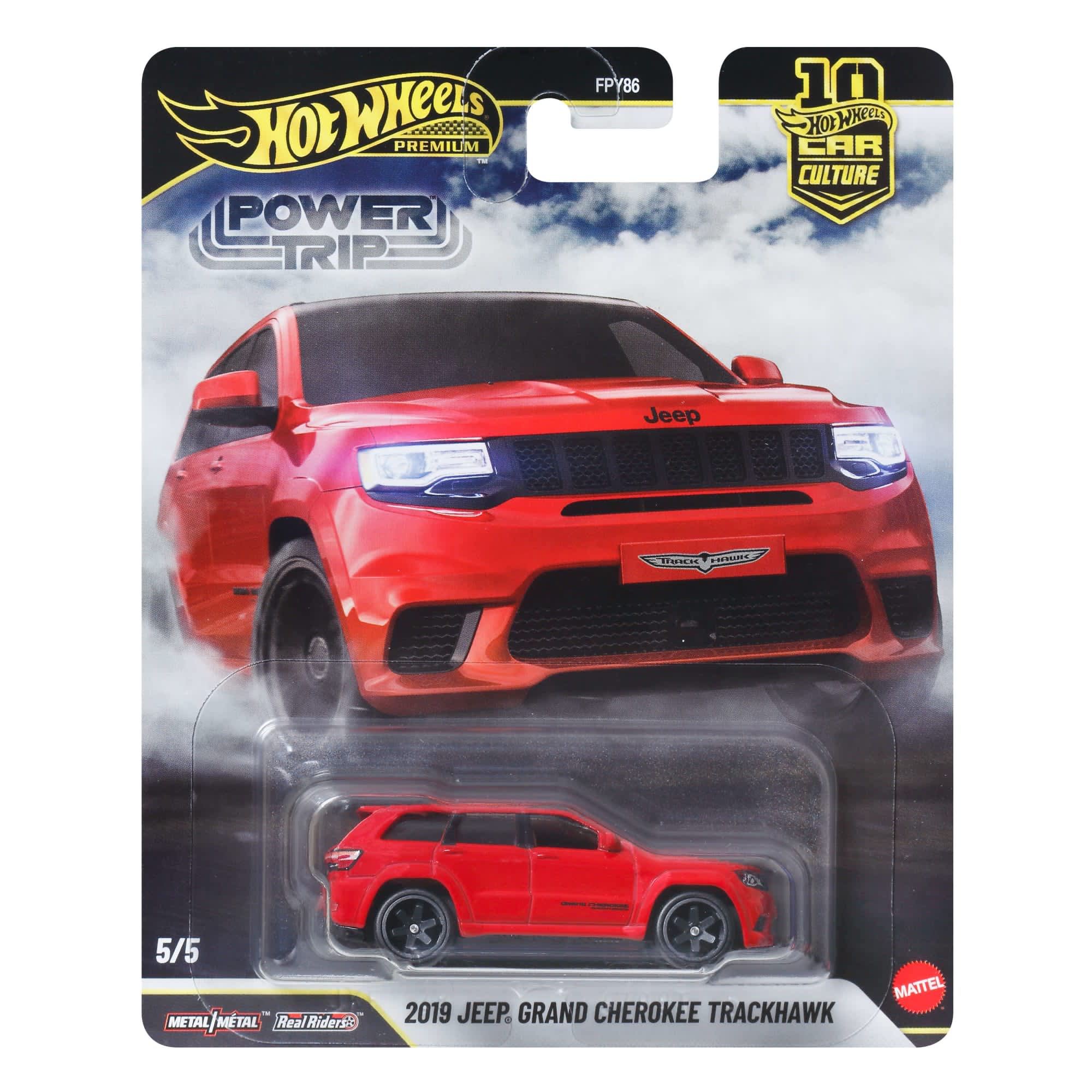 Hot Wheels Premium Car Culture 2019 Jeep Grand Cherokee Trackhawk